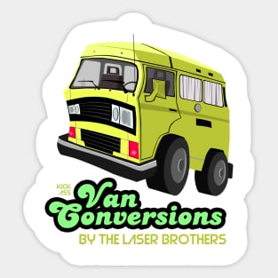 Laser Brothers Van Conversions Sticker